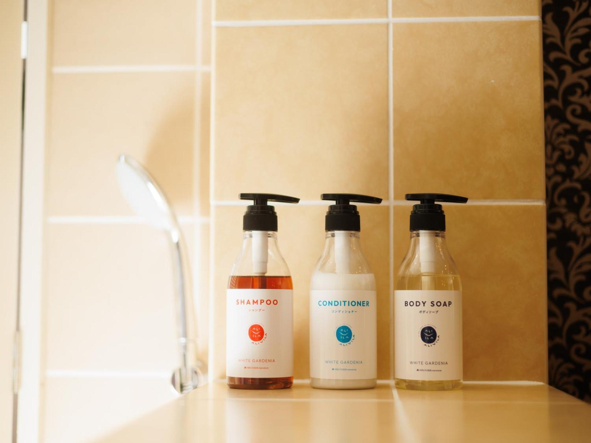 Hotel Nikko Alivila Yomitan Eksteriør bilde Shampoo, conditioner and body soap